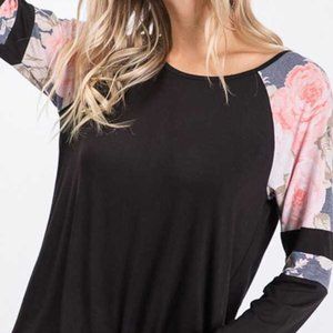 Raglan Floral Shirt